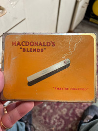 100 year old metal Cigarette case 