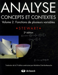 Analyse Concepts & Contextes Vol 1 Fonc 1 variable 2e éd Stewart