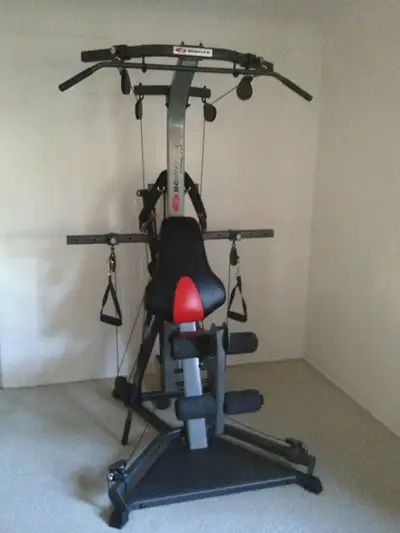 BowFleX Xtreme 2 Se with Ab Harness gym weights exercise, View more