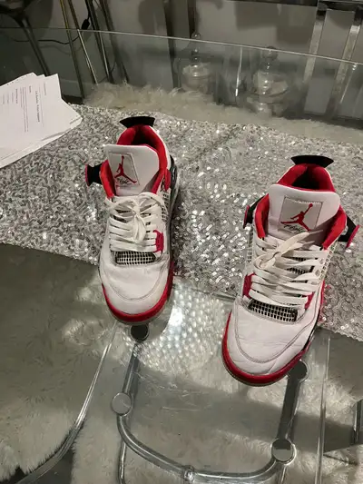 Air Jordan 4 fire red size 13 authentic no box, View more