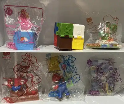 Set of 6 2018 Super Mario Bros McDonald’s Happy Meal Toys, View more