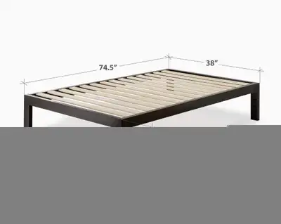 Zinus  14" Quick Snap Metal Platform Bed ( TWIN), View more