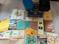 34 1946-62 GIRL GUIDES COOKIE BOX,Binders,Books + SALVATION ARMY