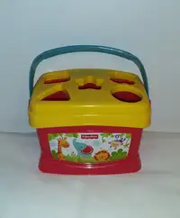 Fisher Price Shape Sorter Bucket Basket Toddler Learning Toy