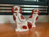 Staffordshire Dogs, Pair, 9”, Made in England