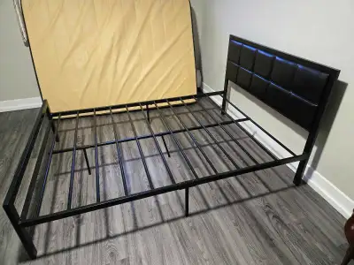 double bed frame with mattress , View more