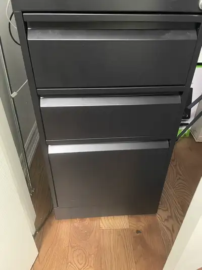 Black Metal Filing Cabinet, View more