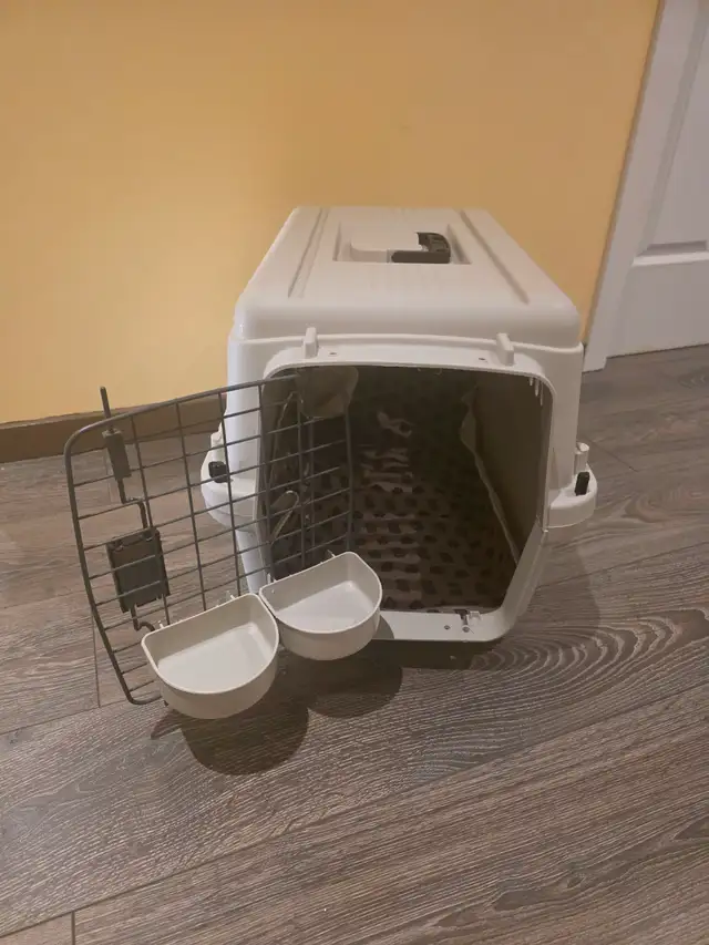Dog Carrier Pet Kennel, 22" Medium for Dogs up to 15 lbs