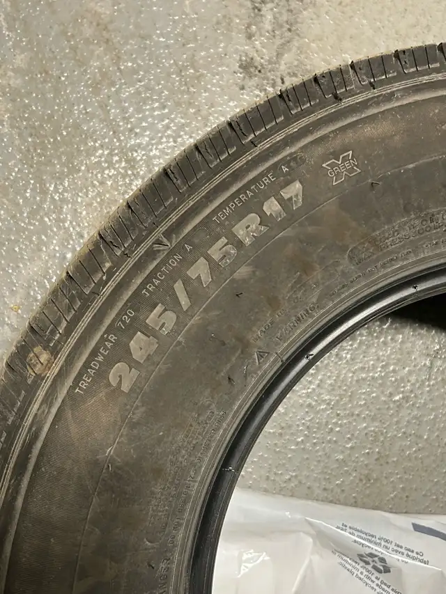 Michelin m/s2 tires 245/75/17 in Tires & Rims in Bedford - Image 4