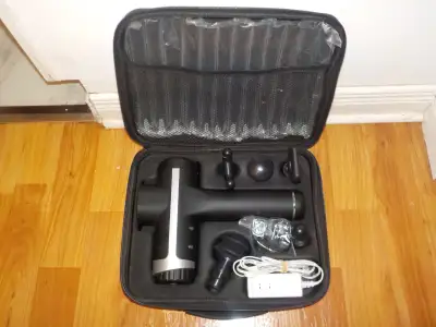 Massage Gun With Case Included Color Black/Silver, View more