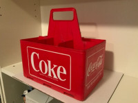 Vintage plastic coke bottle carrier