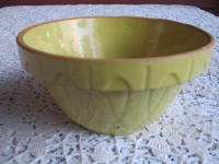 Vintage Mixing Bowl #7 Ovenware Bowl with Scroll Design