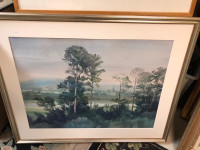 Gerald Sevier Watercolour Painting + In Home Art Collection Sale