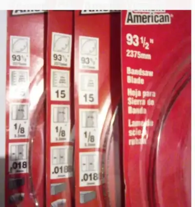 5 Brand New Saw Blades 93 1/2" Long, View more