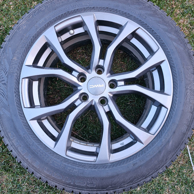225/60/18 nokian hakkapeliitta r5 witner tires with RWC alloy ri in Tires & Rims in Markham / York Region - Image 2