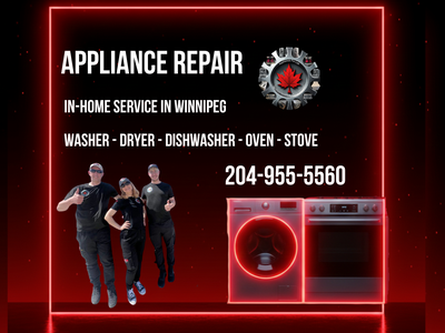 Appliance Repair Winnipeg - Washer Dryer Dishwasher Oven Stove, View more