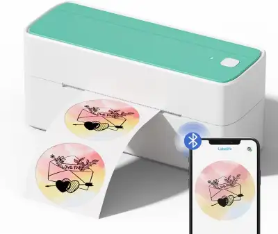 Phomemo Bluetooth 4x6 Thermal Shipping Label Printer for Package, View more