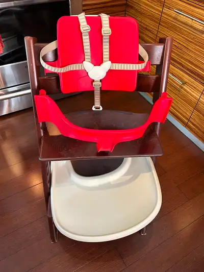 Stokke Tripp Trapp High Chair w Baby Set & Tray: great condition, View more