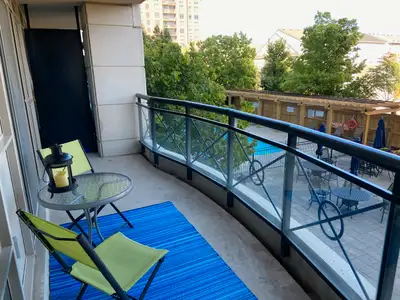 Brand new fully furnished & equipped 1 bdrm suite