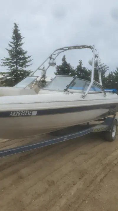 Selling my 1997 Glastron boat. 19.5 feet. Has wake tower, bimini top and tarp. Newer stereo, newer u...