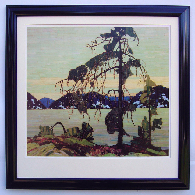 Tom Thomson, Group of Seven "Jack Pine" in Glossy Black frame in Arts & Collectibles in Oshawa / Durham Region