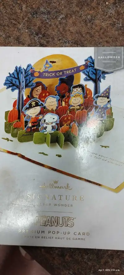 Hallmark Signature Peanuts Pop-Up Card, View more