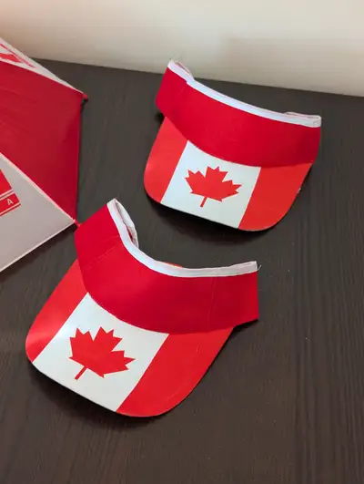 Asking $1 cash for each visor, and $1 for the pair of flip flops. - 2 visor hats - flip flops size 4...