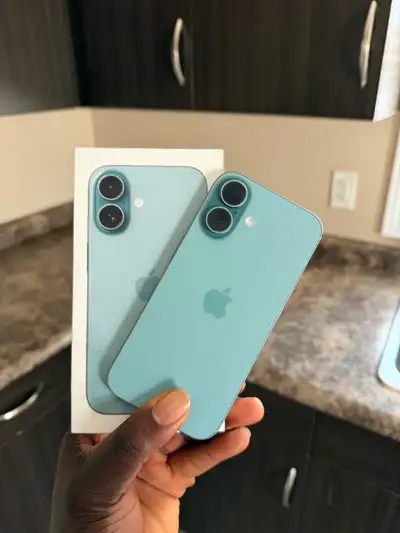 IPHONE 16 TEAL 128gb, View more