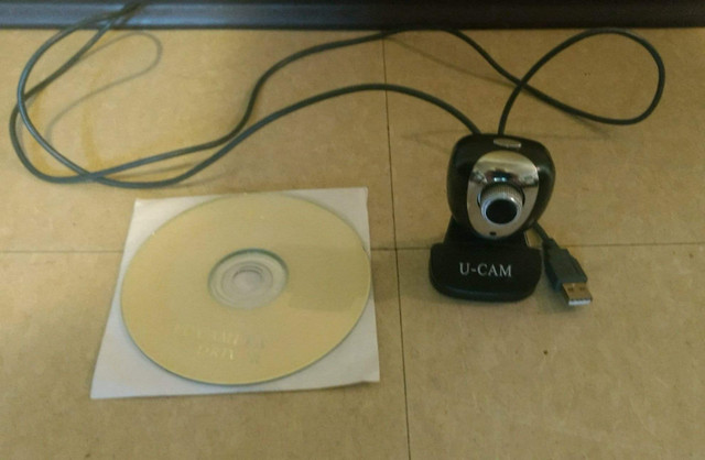 PC U-CAM camera with down load cd disk $15 in General Electronics in Belleville