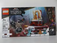 NEW LEGO BLACK PANTHER #76213 KING NAMOR'S THRONE ROOM 355 PCS