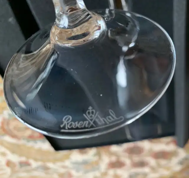 NIB ROSENTHAL BVLGARI CRYSTAL CHAMPAGNE FLUTE. in Kitchen & Dining Wares in Calgary - Image 4