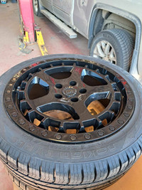 225/45r18 NOKIAN ONE sur fast Overland  5x114 7.5 +40 avec tpms