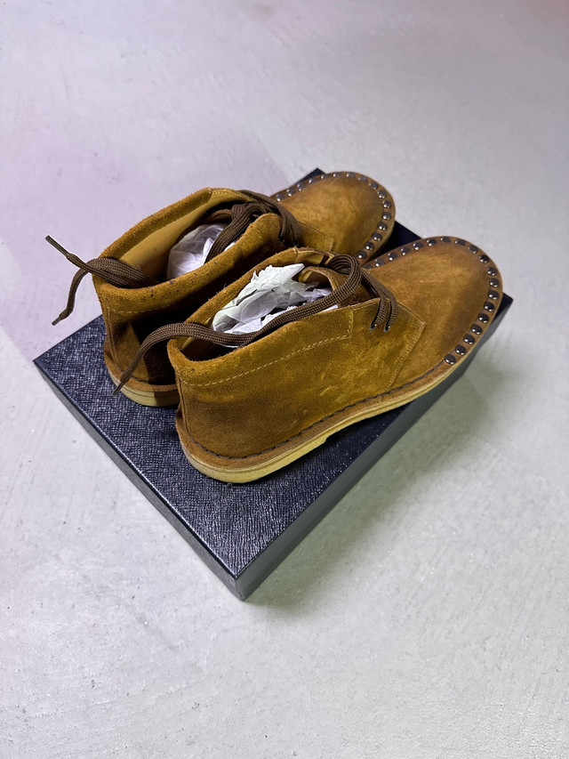 Prada Studded Suede Chukka Desert Boots in Men's Shoes in Markham / York Region - Image 2