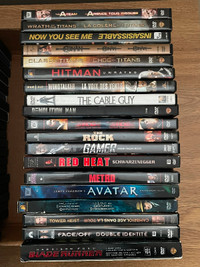 DVDs $1 each or all for $20