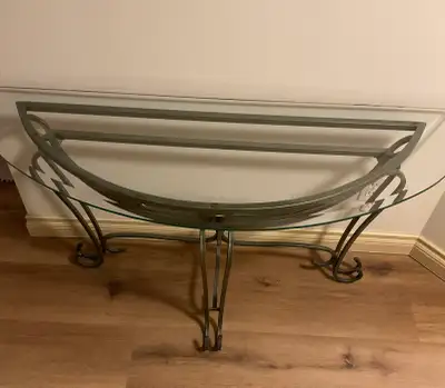 Glass Console Table, View more