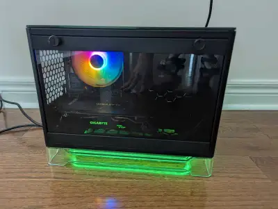 Like new condition. Barely used. Was matching used as a HTPC in the living room. I no longer need it...