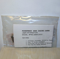 PowerMac 256K Cache Card Model #PMC-256KC-61X - NEW Sealed