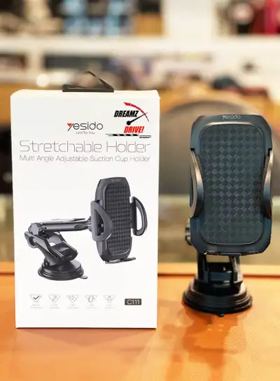 Adjustable Car Phone Holder – Strong Suction & 360° Rotation., View more