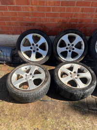 Set of OEM 17” Mazda 3/5/6 Rims On Summer Tires