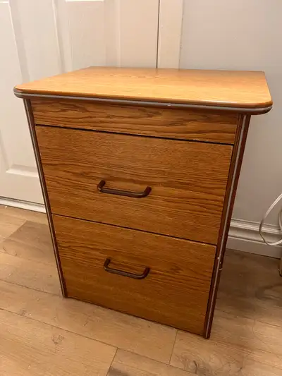 Wooden 2-Drawer Nightstand / Bedside Table, View more