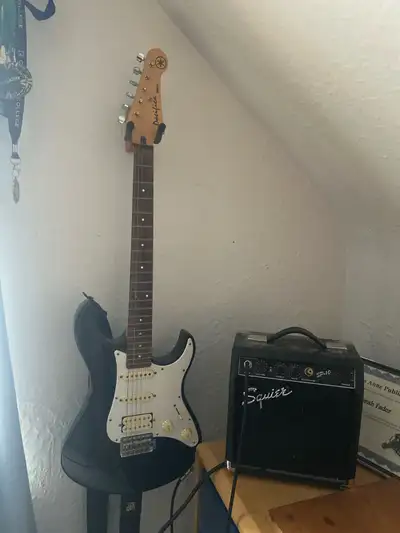 Electric guitar and Amp bundle, View more