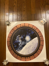 3 Moon Mission Wall Decals