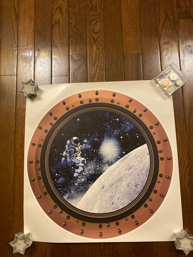 3 Moon Mission Wall Decals in Arts & Collectibles in City of Toronto