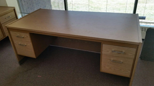 BIG vintage office desk. I can deliver in Arts & Collectibles in St. Albert