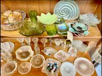  grand lot de verre tailler, Crystal, vaisselle, poterie ect…50