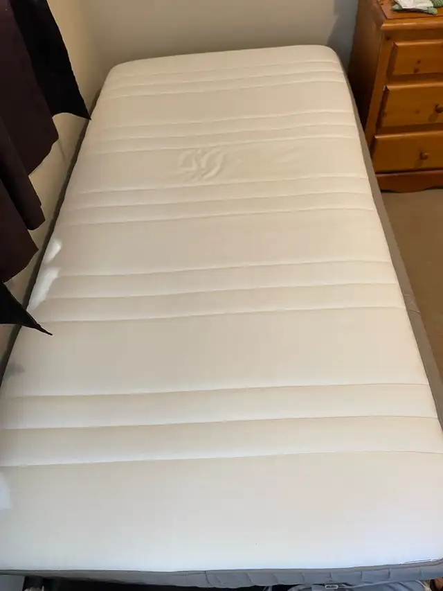 Twin Size Bedframe + Mattress Set in Other in Burnaby/New Westminster - Image 3