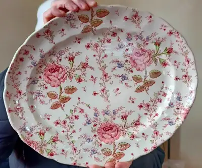 Royal Albert Rose Chintz pattern Platter dish. , View more