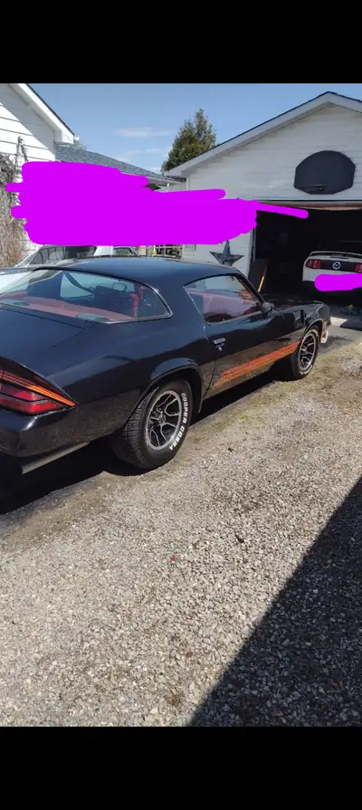 1980 Camaro Z28, number matching except for top end of engine. 64 cc aluminum heads, aluminum intake...