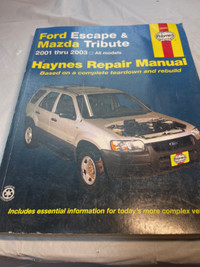 HAYNES 2001 -2003 FORD ESCAPE MAZDA TRIBUTE REPAIR MANUAL # M154