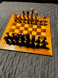 Beautiful Handmade Wooden Chess Set